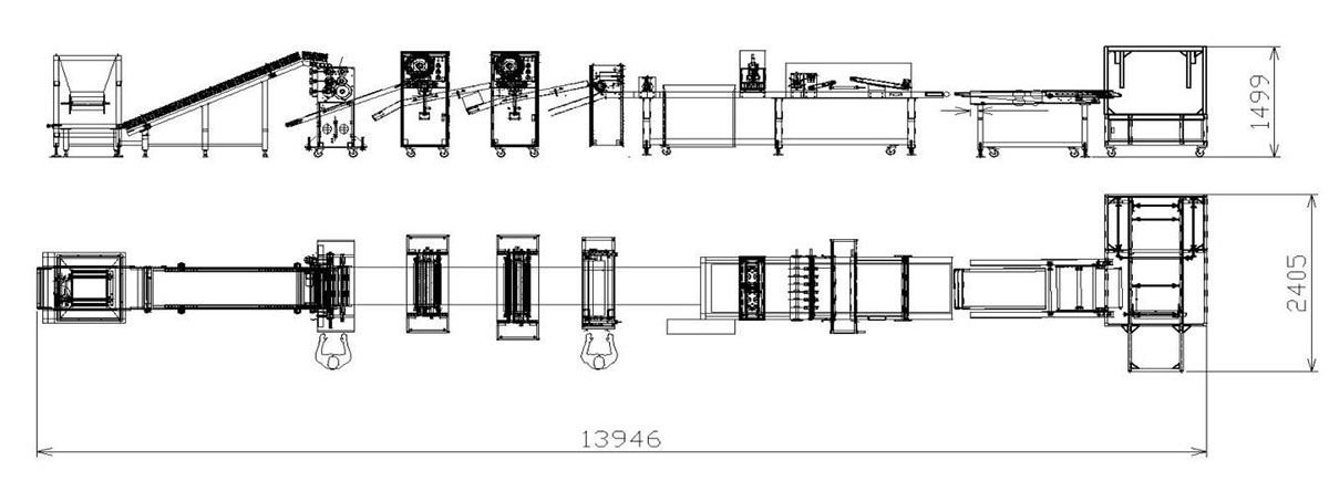 خط إنتاج الدونات، JH-4000